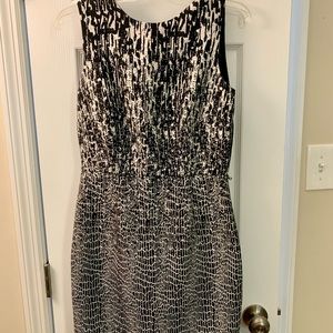 Black and white dress